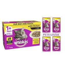Whiskas Jelly for Cat Food (1 to 48 pouch deal ) price in Pakistan