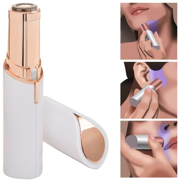 Mini Electric Facial Hair Remover for Women – Painless Lipstick Face Epilator Shaver (Rechargeable) price in Pakistan