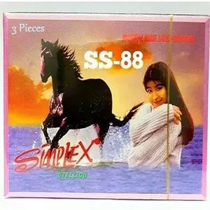 Simplex Stallion Contoured Ribbed & Dotted Condom – Pack of 3 price in Pakistan