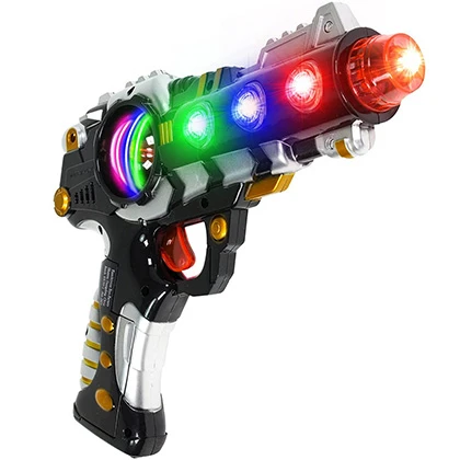 High Quality ToyGun Flashing LED Light Up-Toy For Kids – Multicolor price in Pakistan