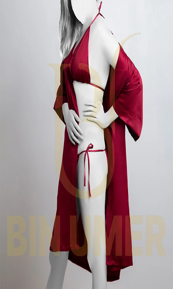 B.Umer western style Bikini set with gown, 3 Peace Nighty gown, price in Pakistan