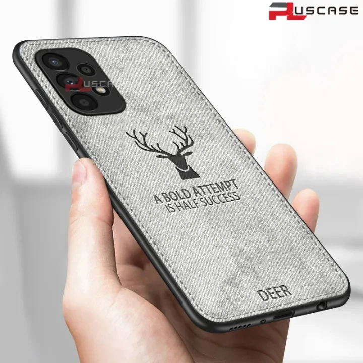 Samsung A73 5G Shockproof Soft Fabric Back Case price in Pakistan