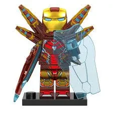 Green Cat Iron Man MK50 Lego Minifigures Avengers Building Blocks Kids Toys V004 price in Pakistan
