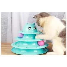 CAT TOWER TOY INTERACTIVE TOYS FOR CAT THREE TIER price in Pakistan
