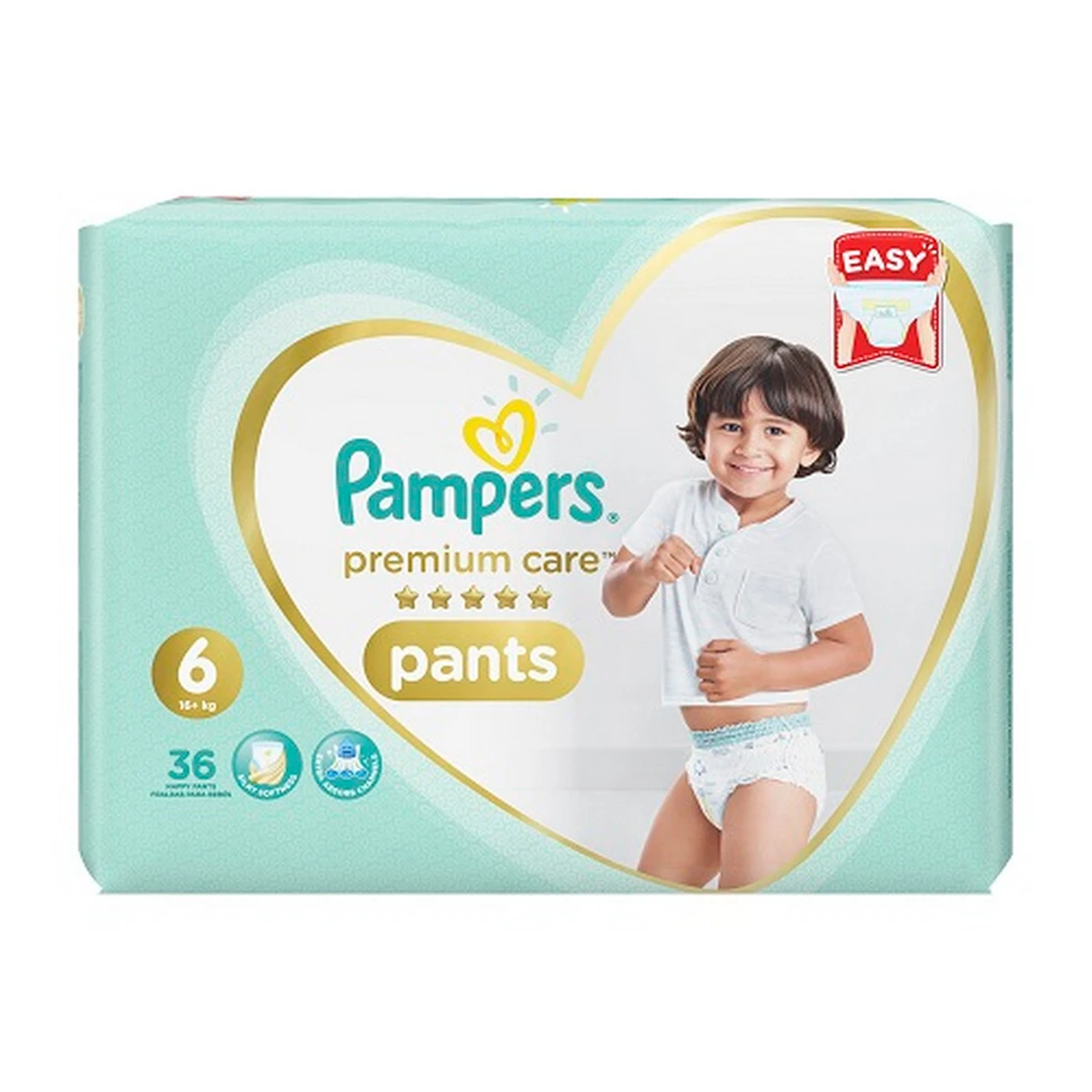 Pampers Premium Care Pants Diapers (Size-6 XX Large, 36Pcs) price in Pakistan