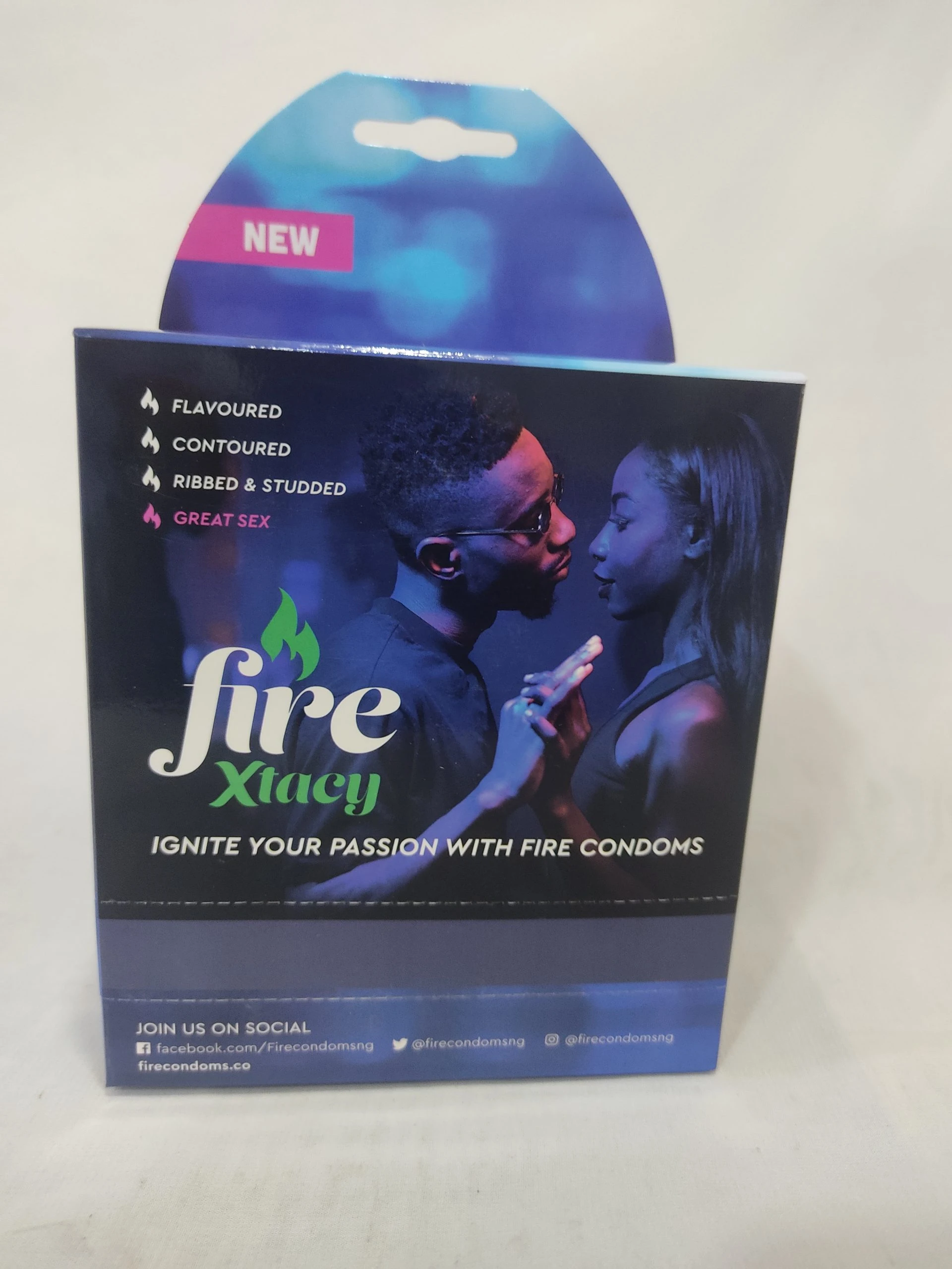 Xtacy Fire Blue Passion Flavor Condom – 3 Pieces price in Pakistan