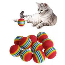 Cat Play Ball – Rainbow Ball with Bell – Cat Toy – Toys for Cats price in Pakistan