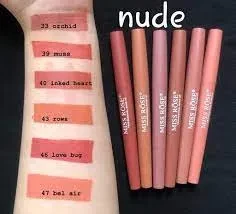 Beauty Model 2in1 Nude Lip Liner + Lip Stick (Pack of 6) price in Pakistan