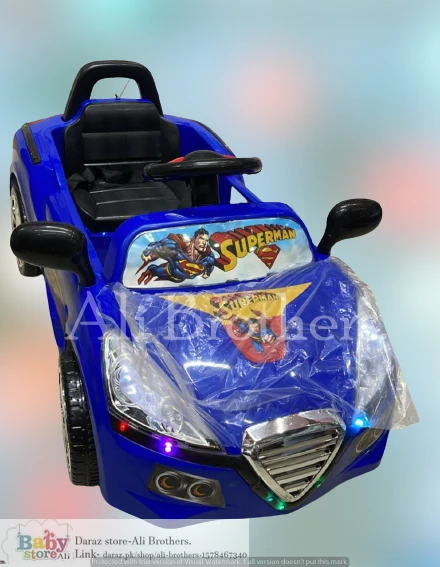 Kids Electric Car Remote Control & Self-Drive, Key Start With Music USB Option, 1 Battery 2 Motors, With Rocking Wide Sitting Space TOYESLAND Made price in Pakistan