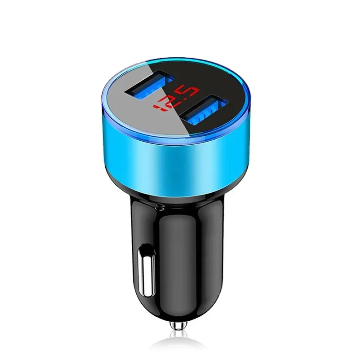 4.8A LED Display USB Phone Charger Car-Charger for Xiaomi Samsung For iPhone price in Pakistan