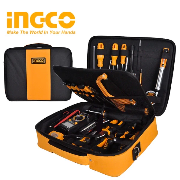 badge Ingco 51 Pcs Telecom Tools set with Canvas Bag price in Pakistan