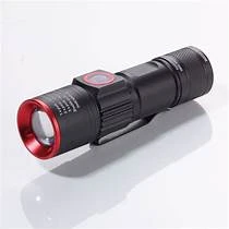 Torch – Mini LED Micro USB Charging with Cable and Case – USB Charging Powerful Flashlight 3800LM XPE COB Small Rechargeable – Flash Light Zoomable price in Pakistan