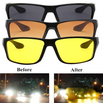 Anti-Glare Night Vision Driver Goggles Car Night Driving Polarized Glasses Anti-ultraviolet Car Accessories price in Pakistan