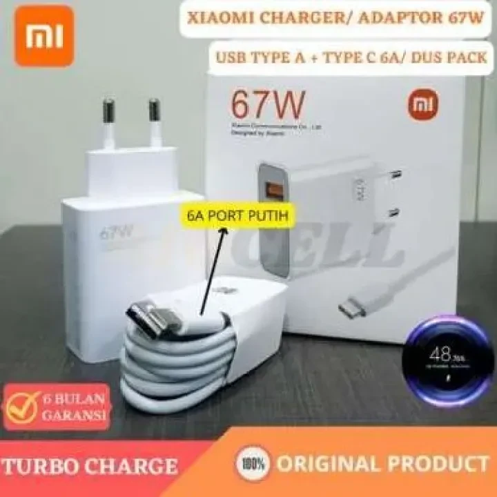 Charger 67W Original Fast Charger Turbo Cable Type-Cc price in Pakistan