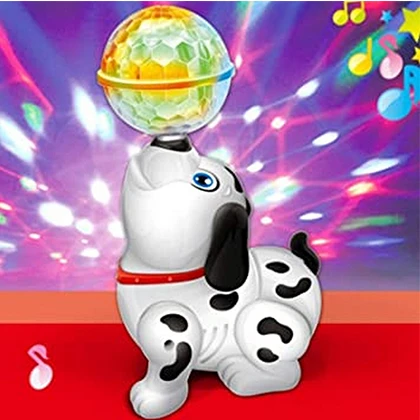 Cute Dancing Dog Toy with Reflected 3D Lights and Wonderful Music Battery Operated price in Pakistan