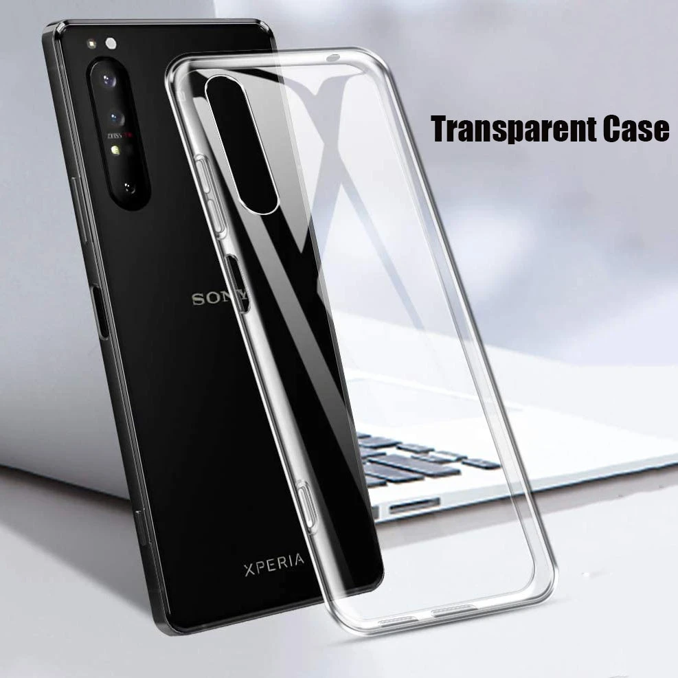 Sony Xperia 1 ii Mark 2 Back Cover Crystal Transparent Soft Clear Silicon Ultra Thin Protective Case price in Pakistan