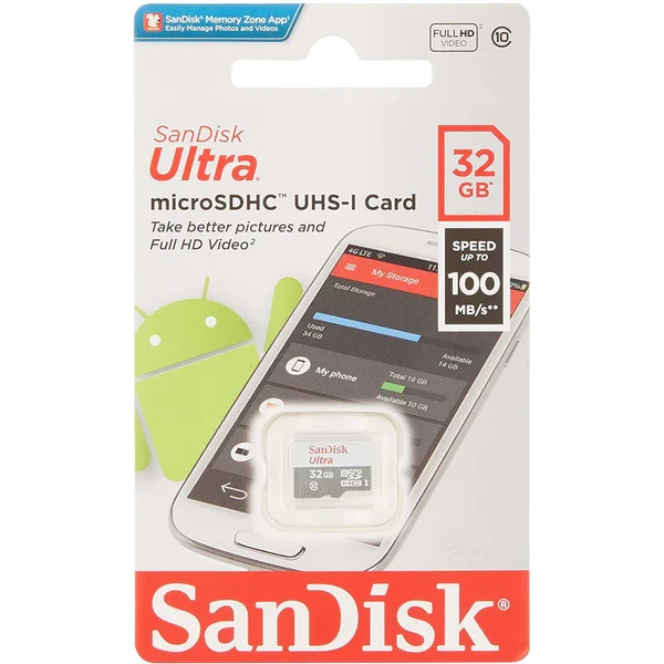 SANDISK ULTRA MICRO SDHC MEMORY CARD – 32 GB price in Pakistan