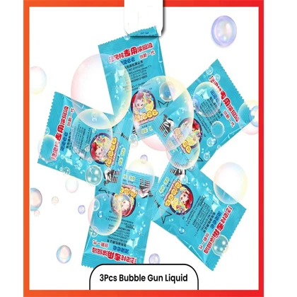 3Pcs Bubble Gun Liquid price in Pakistan