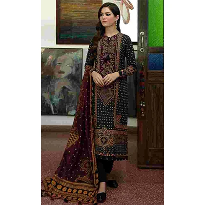 3PC Lawn Embroidered Shirt With Digital Printed Dupatta -BFFC778 (B) price in Pakistan