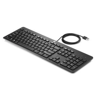 Keyboard (wired) for pc & laptop 100% orignal HP USB Slim Business Keyboard price in Pakistan