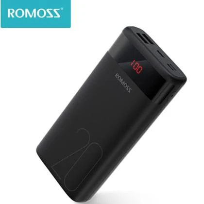ROMOSS Ares 20 20000mAh Power Bank USB Type C Portable Charger External Battery 5V 2.1A With LED Display price in Pakistan