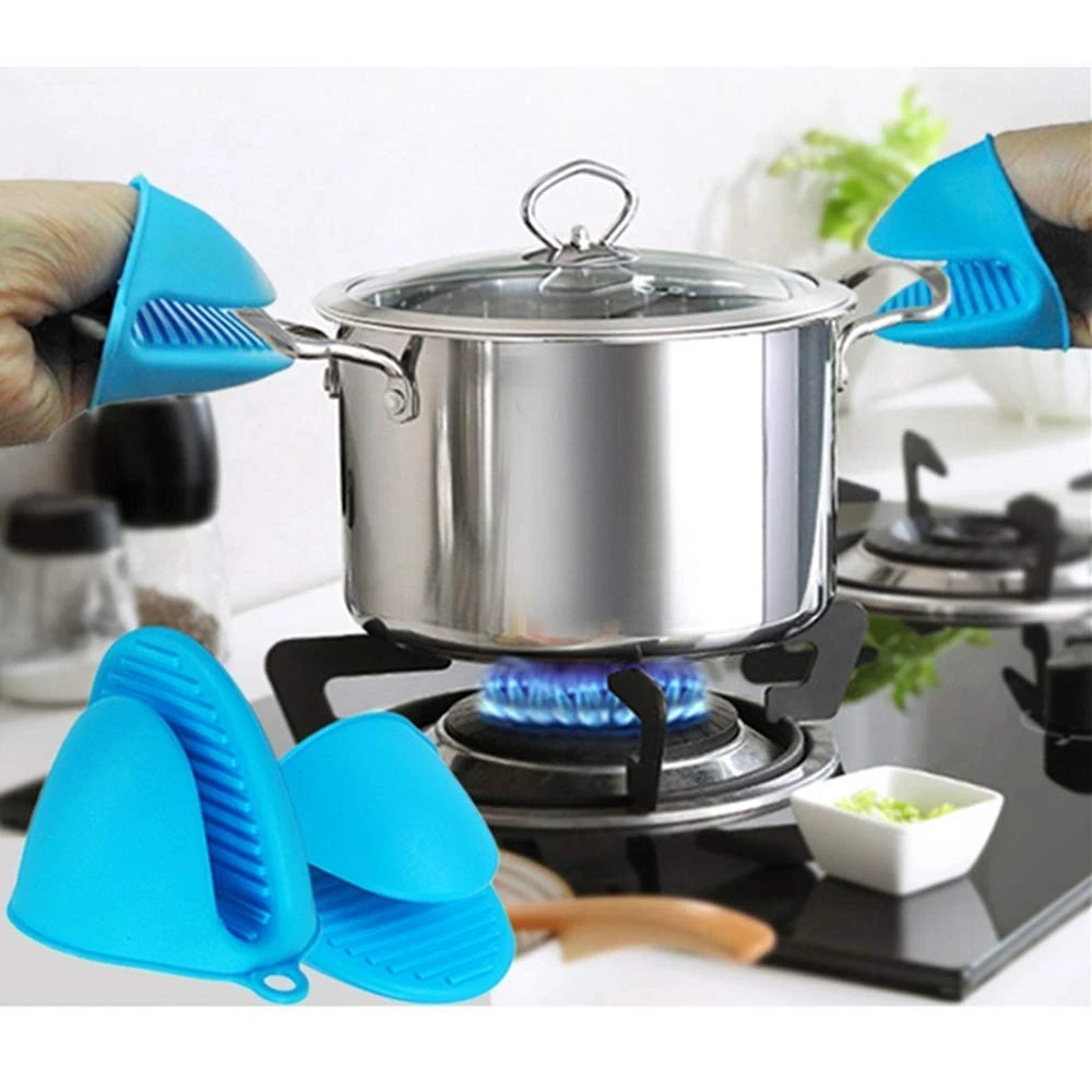 Silicone Hand Clip Pot Holder Heat Resistant Oven Mitts, Cooking Pinch Grips Gloves Convenient Pot Holder Kitchen price in Pakistan