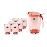 6 pieces Crystal Water Set – 6 pieces Glass with 1 piece Jug price in Pakistan