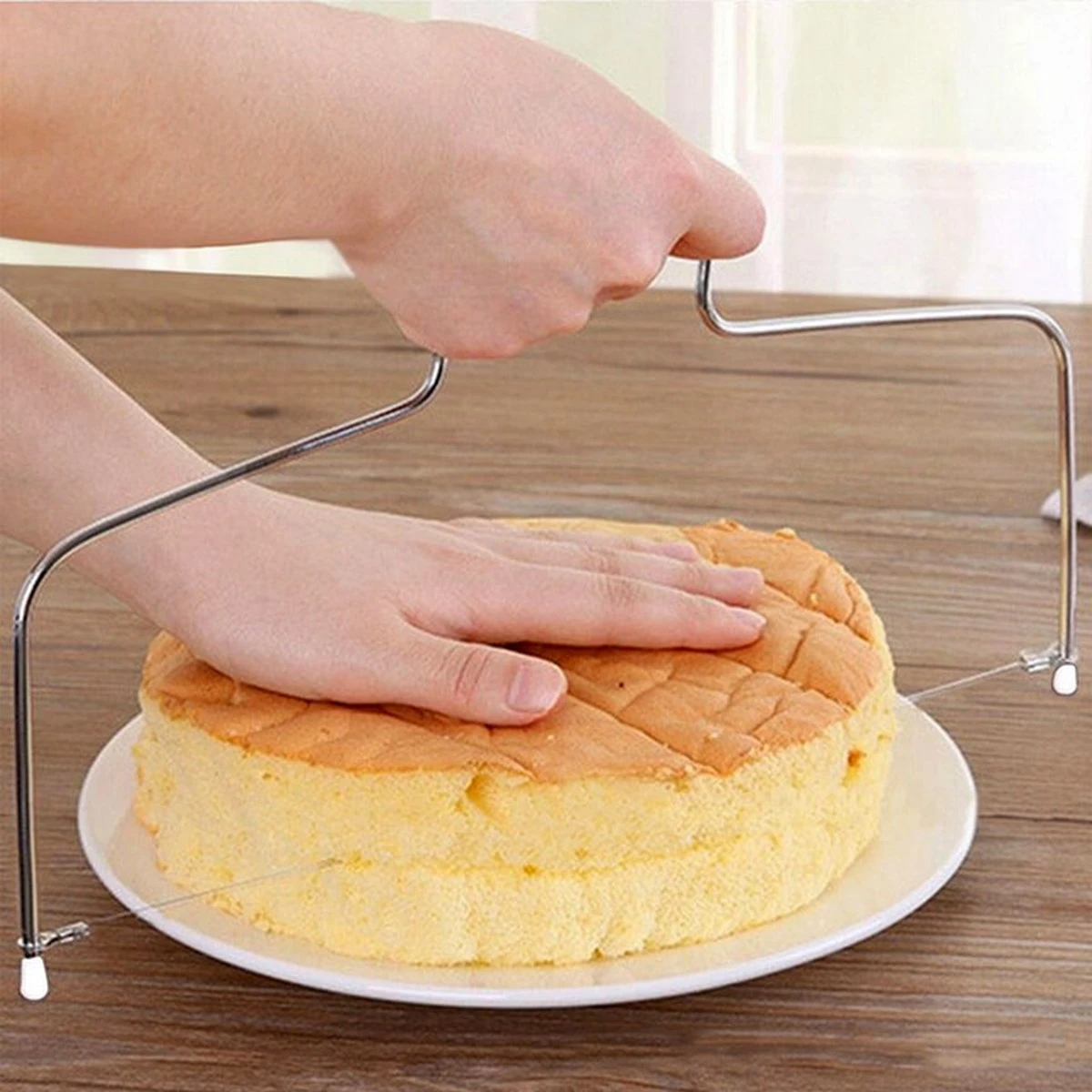 Adjustable Cake Leveler Professional Single Layer Slicer Cutter 1 Blades Stainless Steel Cut Saw for Baking Tools price in Pakistan