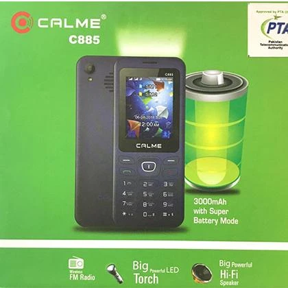 Calme C885 Dual Sim Black price in Pakistan