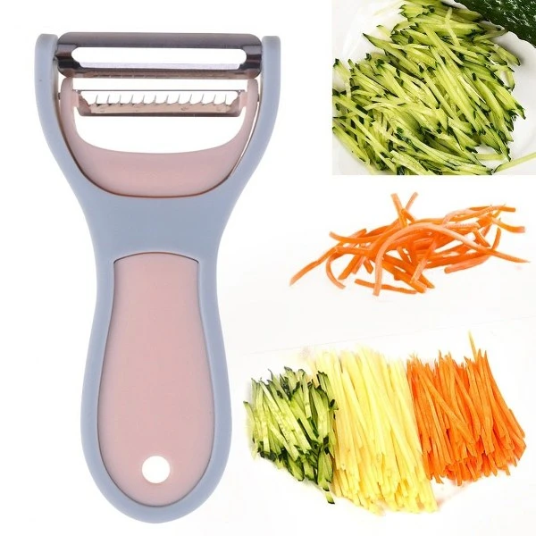 2 in 1 Julienne Peeler Vegetable Cutter Double Planing Grater Slicer Carrot Potato Grater Cutter price in Pakistan