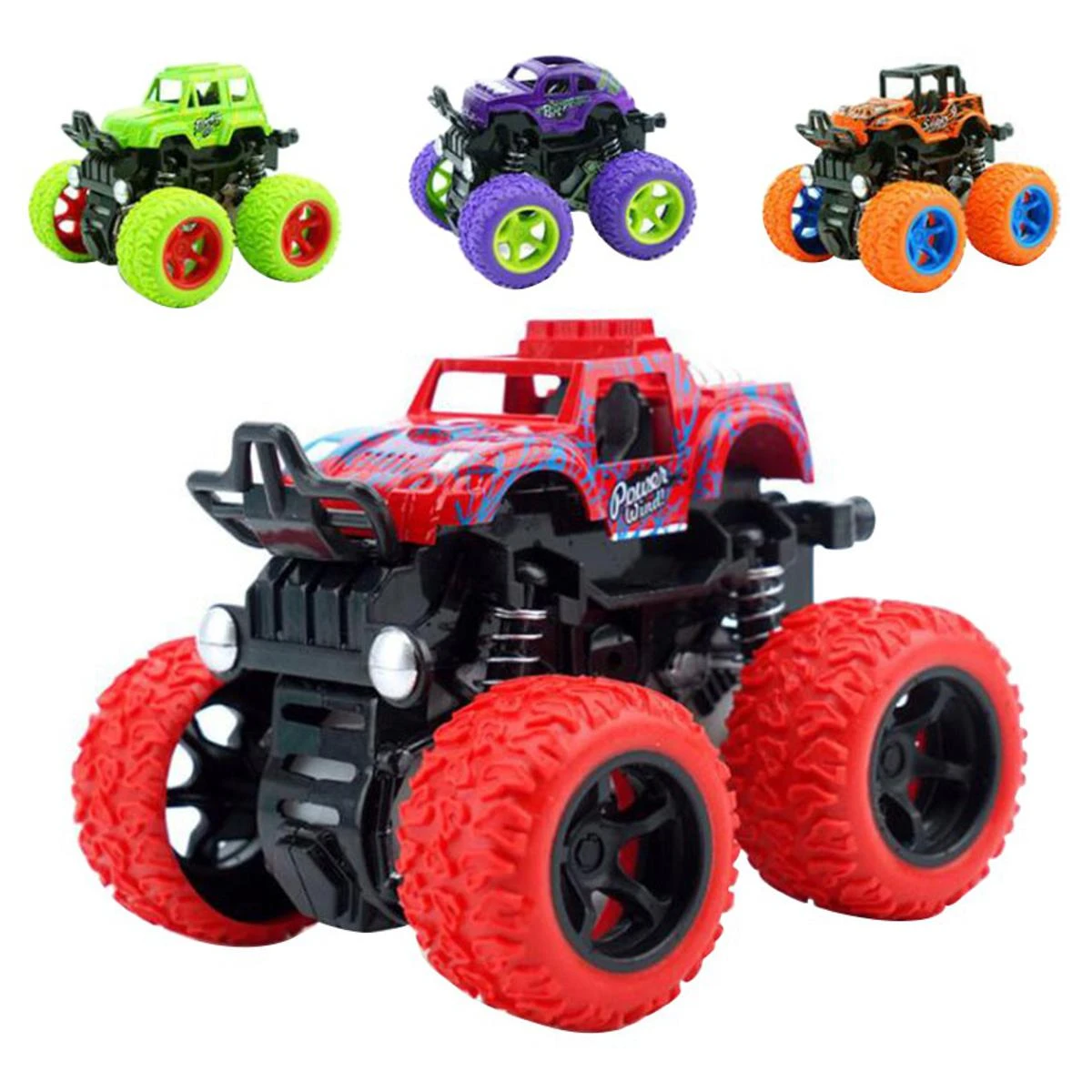 Best Quality – 4 Wheels Monster Bike With 360-Degree Flipping Inertia Friction Power Bike for Kids price in Pakistan