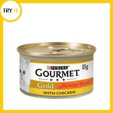 Gourmet Gold Tin Cat Melting Heart Chicken – 85gm – Cat Food price in Pakistan