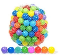 Soft Plastic Balls 50 Pcs Set – Multicolor Plastic Play Ocean Balls Toys Tents and Pools For both Girls & Boys. price in Pakistan