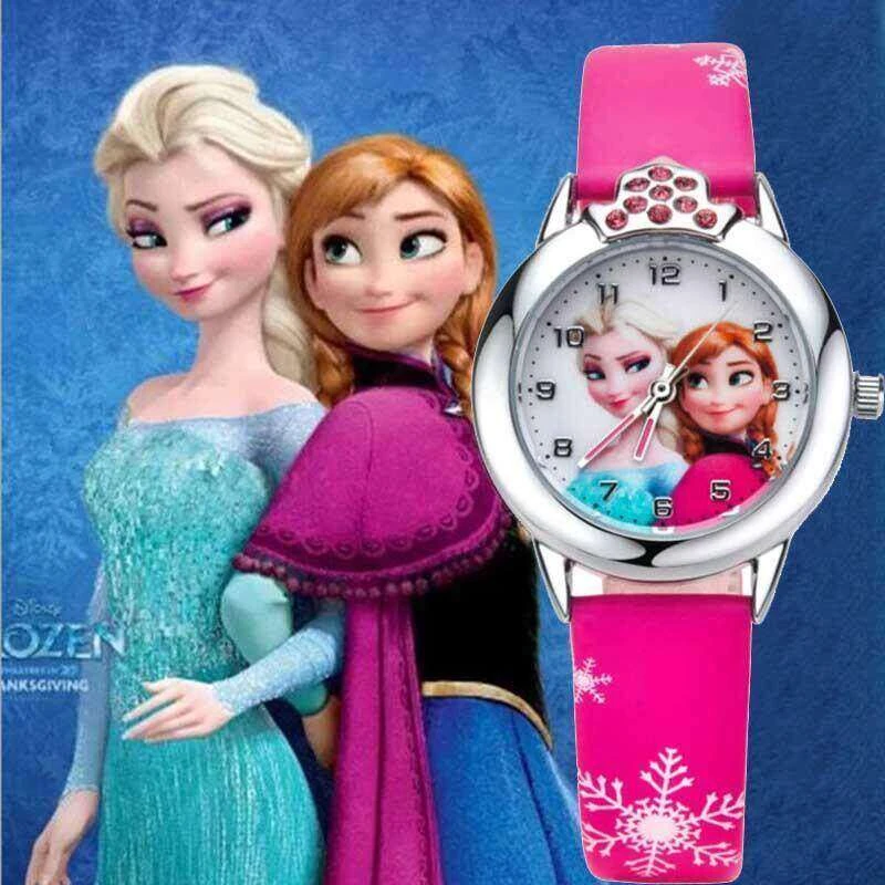 Children Quartz Watch PU Strap Cartoon Round Dial Wristwatch Casual Watches Kids Gift price in Pakistan