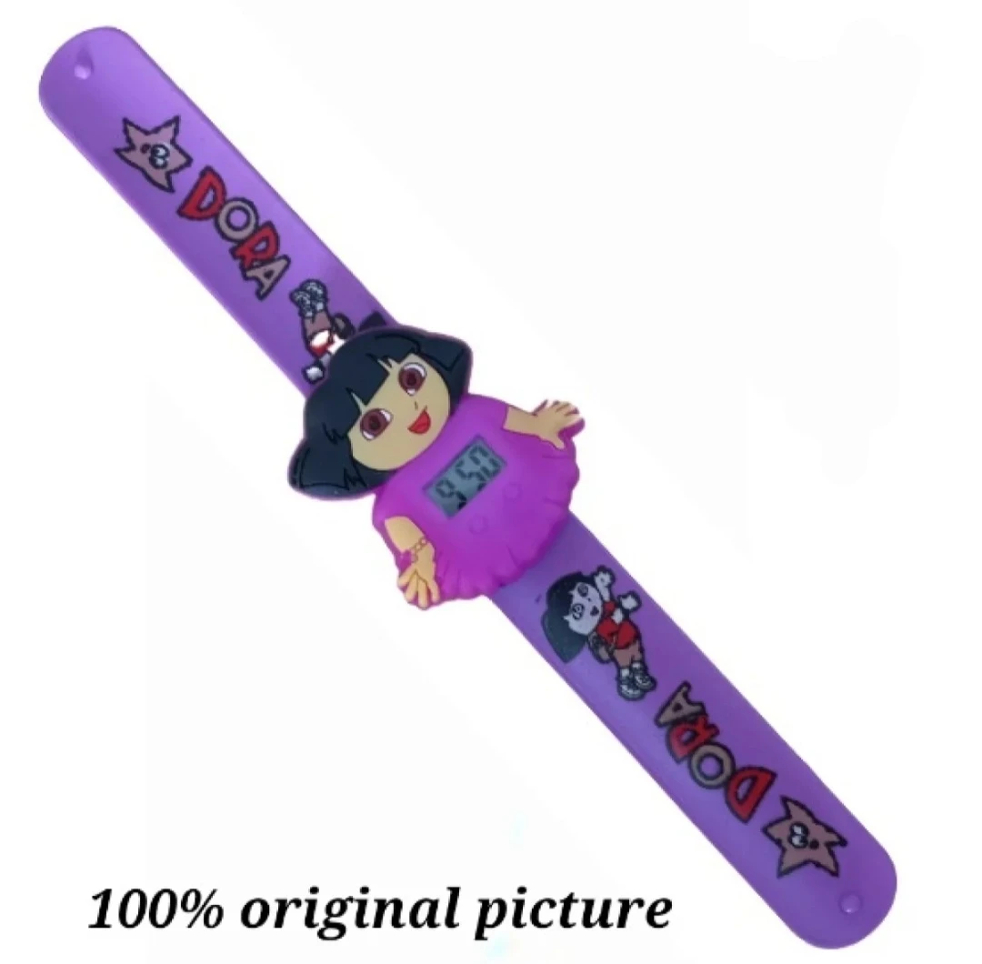 Colors and Character Random-Wrist watch for girls Dora,Sofia,Frozen wrist watch for girls Girls wrist watch Kids wrist watch Character watch for kids Digital 3D Watch For Kids price in Pakistan