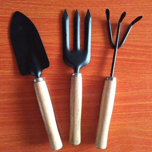 Badge Pack of 3 Gardening tool set Wooden Handle , Set of price in Pakistan