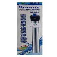 Steel Heater RS-399 300W Aquarium Water Stainless Steel Heater with Automatic Thermostat Controller Best Stainless Steel heater For Fish Tank And planted Aquarium price in Pakistan