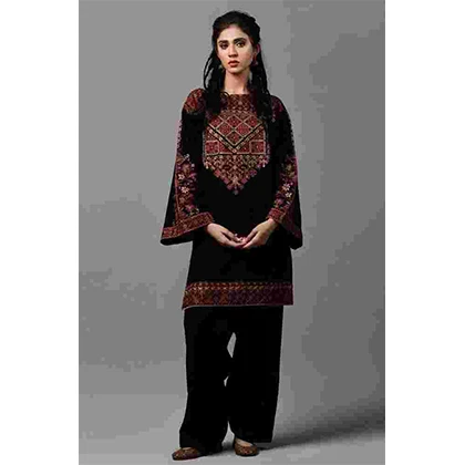 2PC Lawn With Neck Embroidered Shirt And Trouser -BFHA744 (B) price in Pakistan
