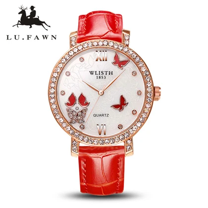 LU FAWN Ladies Watch Fashion Business Korean Version Temperament Women’s Watch Luxury Diamond British Watch Female Student Watch(608) price in Pakistan