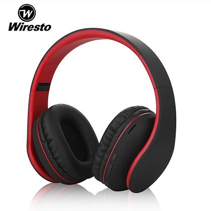 Wiresto Wireless Bluetooth 5.0 Headphone Over the Ear Headphone with Mic Bass Stereo Earphone price in Pakistan