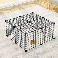 12 Panels Pet Rabbit Bunny Playpen Small Animal Cage Indoor Portable Yard Fence Hen, Puppy Kennel Crate Fence Tent price in Pakistan