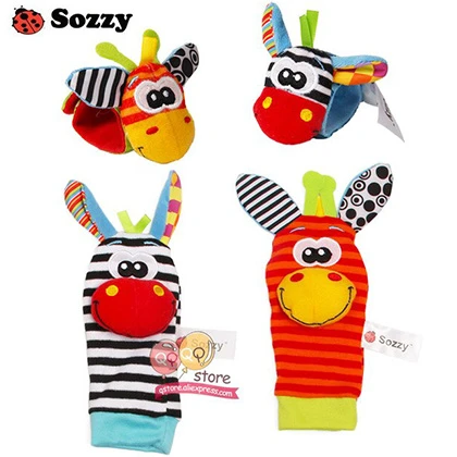 Baby Wrist Rattles Soft Plush Toy Newborn Educational Toy price in Pakistan