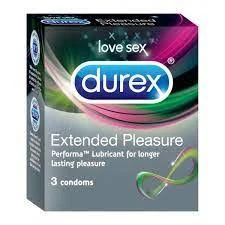 Durex Pack of 3 – Durex Extended Pleasure 12’s Condoms + Durex Play Tingle Lube 50ml + Durex Play Cherry Lube 50ml price in Pakistan