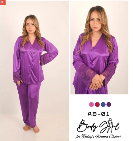 Body Girl 2-Pieces Shirt & Trouser For Girls & Women – Purple price in Pakistan