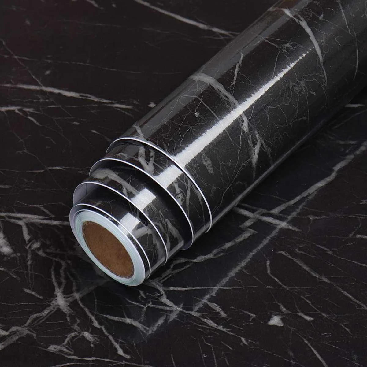 Savor Kitchen Self Adhesive Black Marble Sheet for Kitchen – Anti Oil and Heat Resistant Wallpaper price in Pakistan