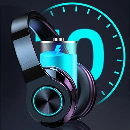 Wireless Headset T6 TWS Universal Over Ear Headphone Dual Earbuds Bass 3D Stereo Sport Bluetooth Headset Foldable with RGB Game Colorful Breathing Lights price in Pakistan