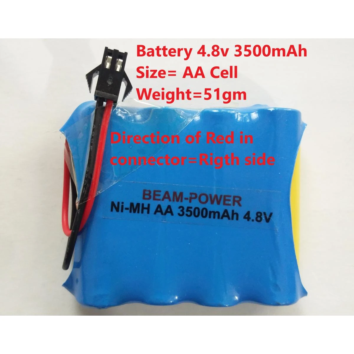 Battery 4.8v Rechargeable AA Ni-Cd 700mAh 3500mAh 2700mAh Packs SM Plug for Toys camera  DC LED Display Meter Voltmeter DC 3.7v to 30v price in Pakistan