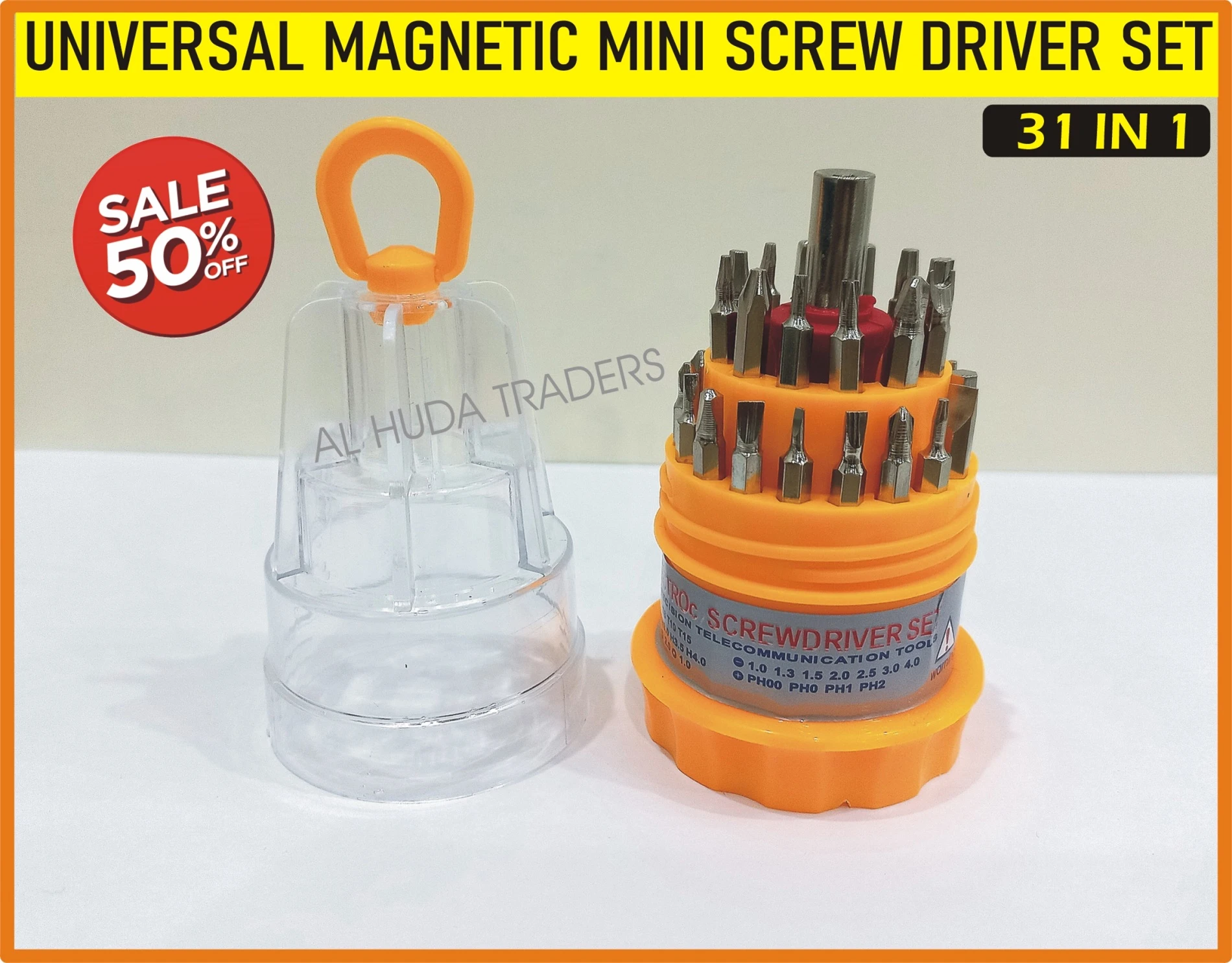 Universal Magnetic Screwdriver Set – 31 in 1 | Mobile Repair Mini price in Pakistan