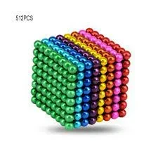 512pcs Magnetic Balls 1000 Colorful Magnetic Buck Balls Decompression Beads price in Pakistan