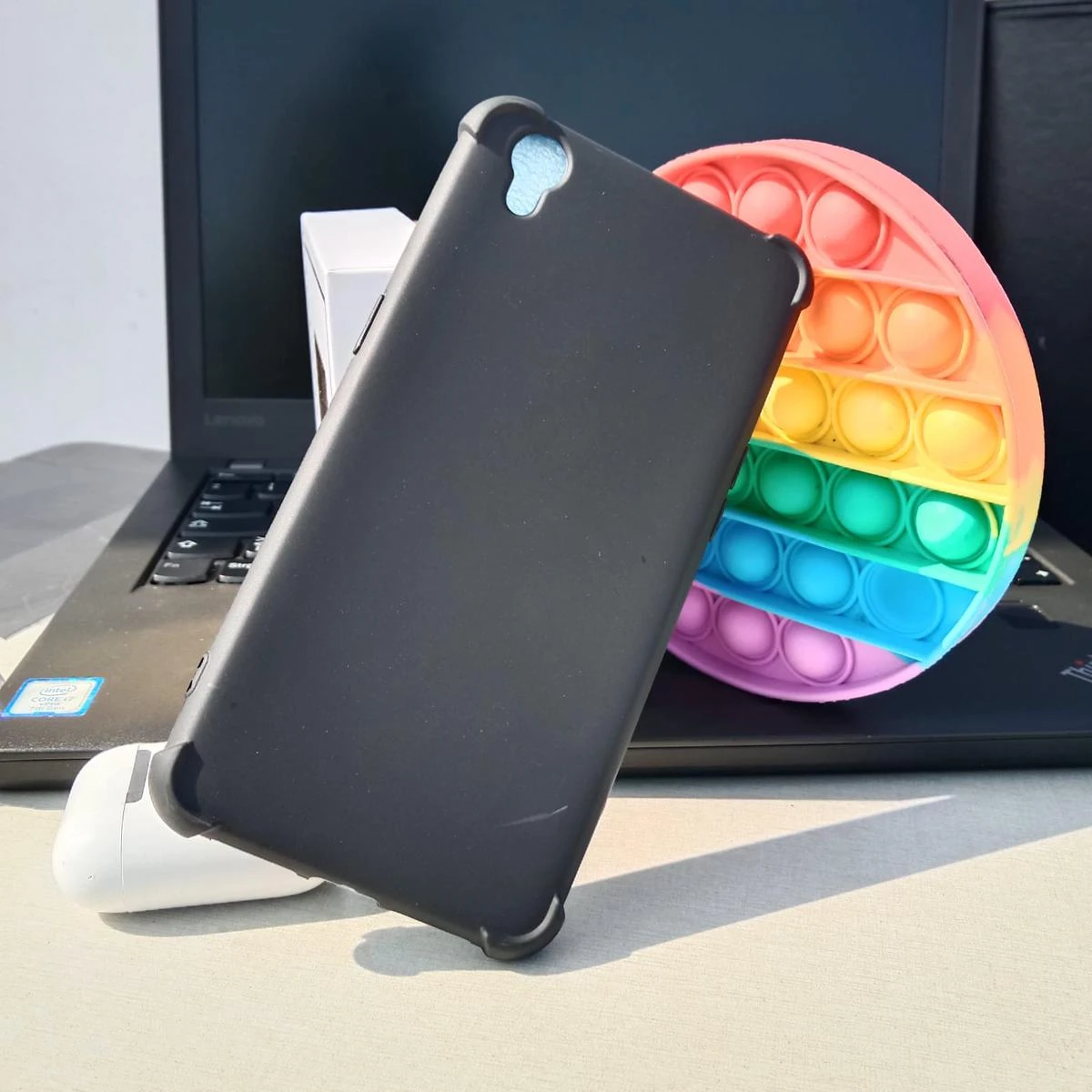 Oppo A37 Back Cover with Silicon Shockproof Case price in Pakistan